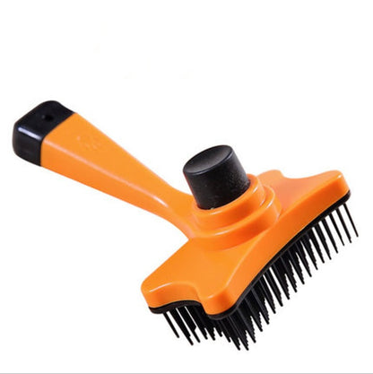 Pet grooming brush for cats and dogs
