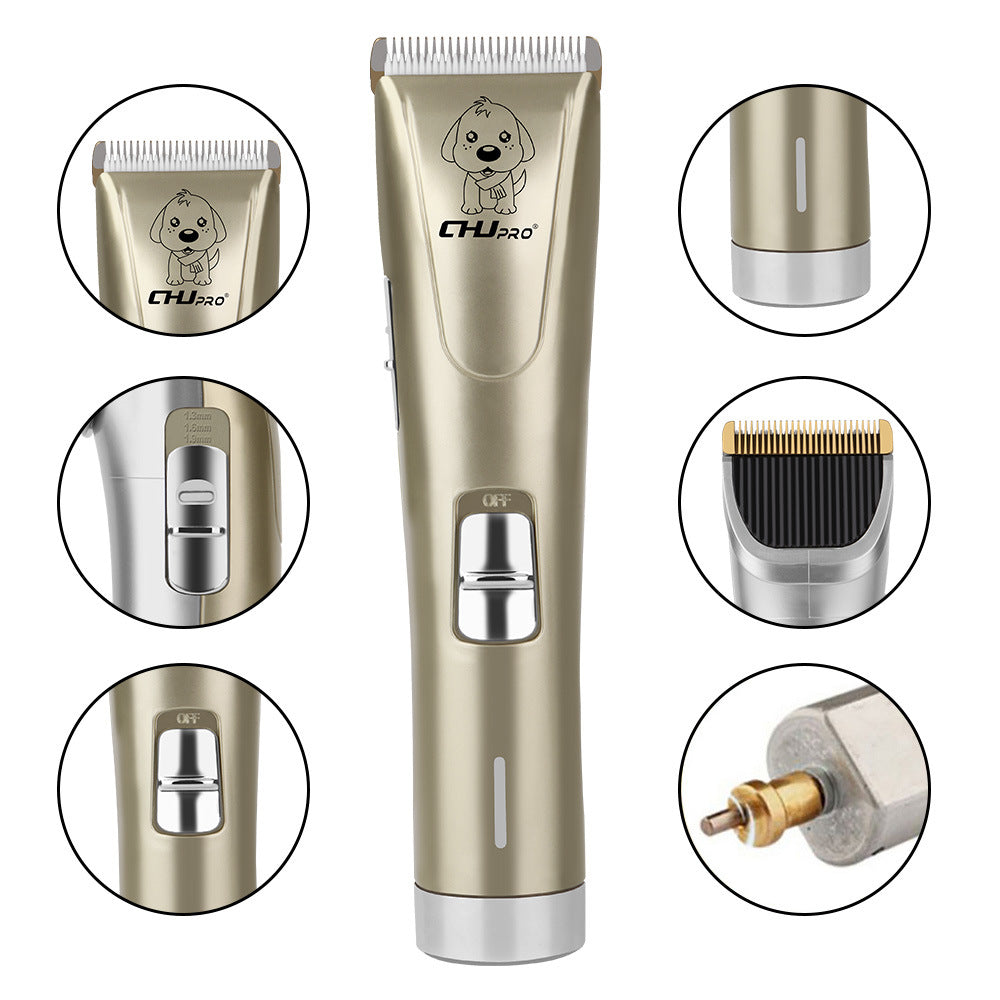 Pet hair clippers for dogs and cats