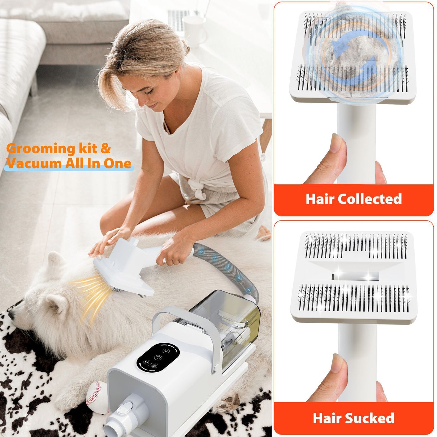 4 in 1 pet vacuum and trimmer