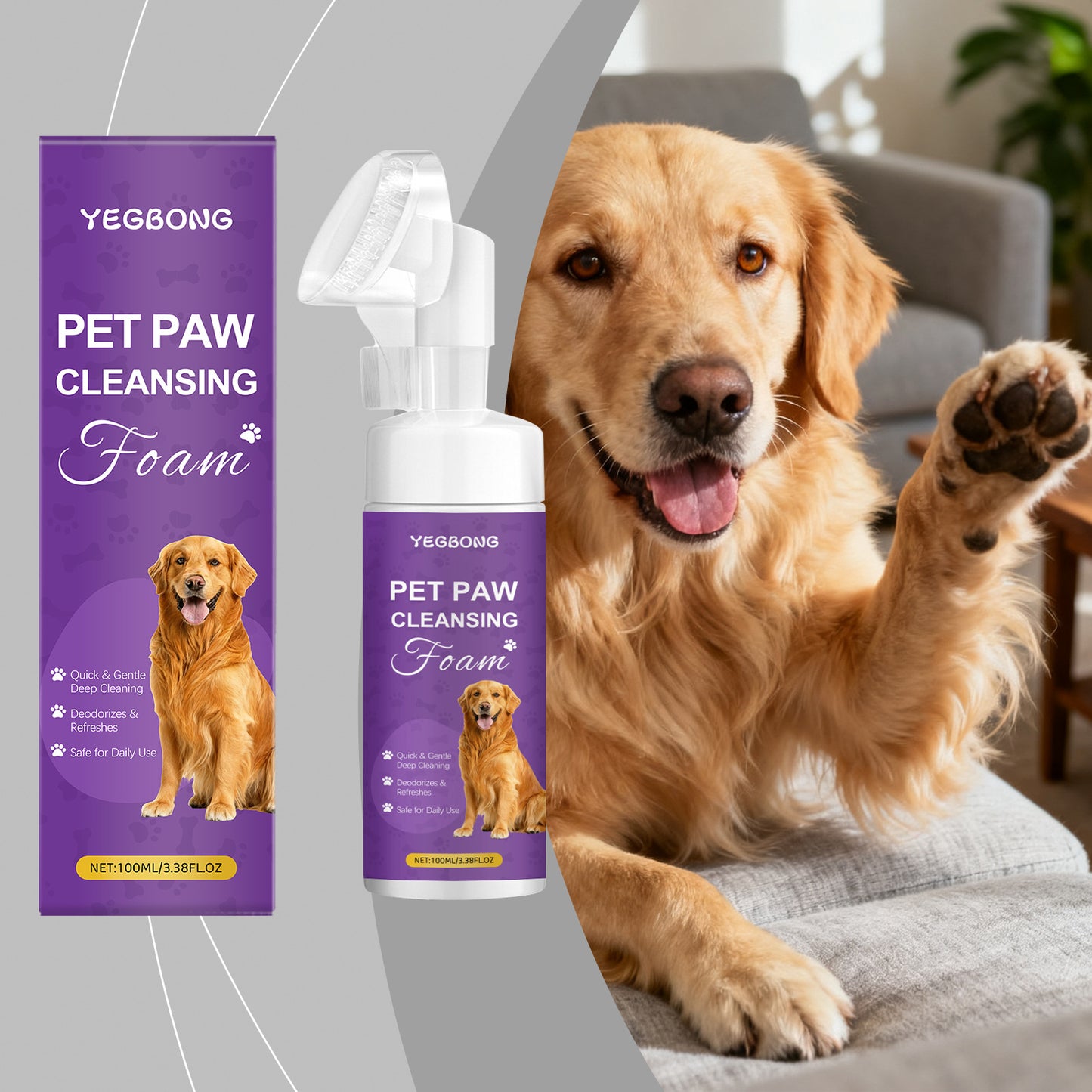 YegBong Pet Paw Cleansing Foam