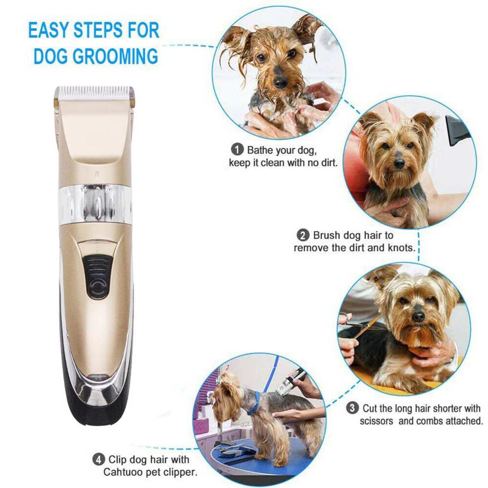 Pet hair clippers for dogs and cats