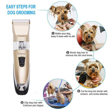 Pet hair clippers for dogs and cats