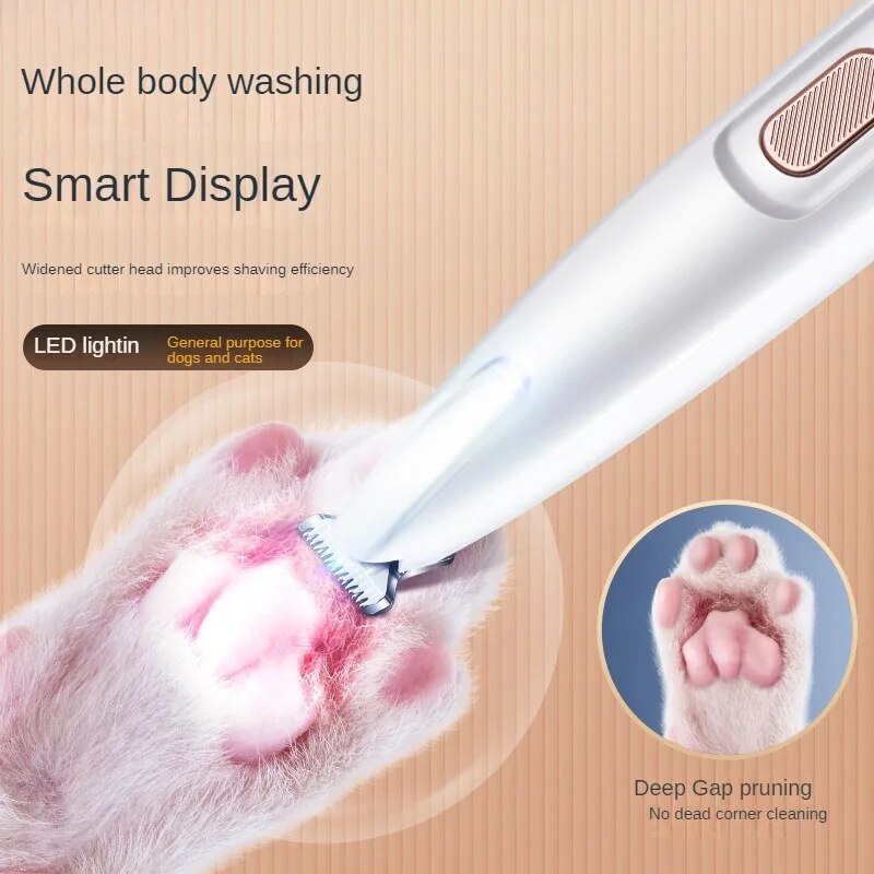 Rechargeable Pet Paw Hair Trimmer