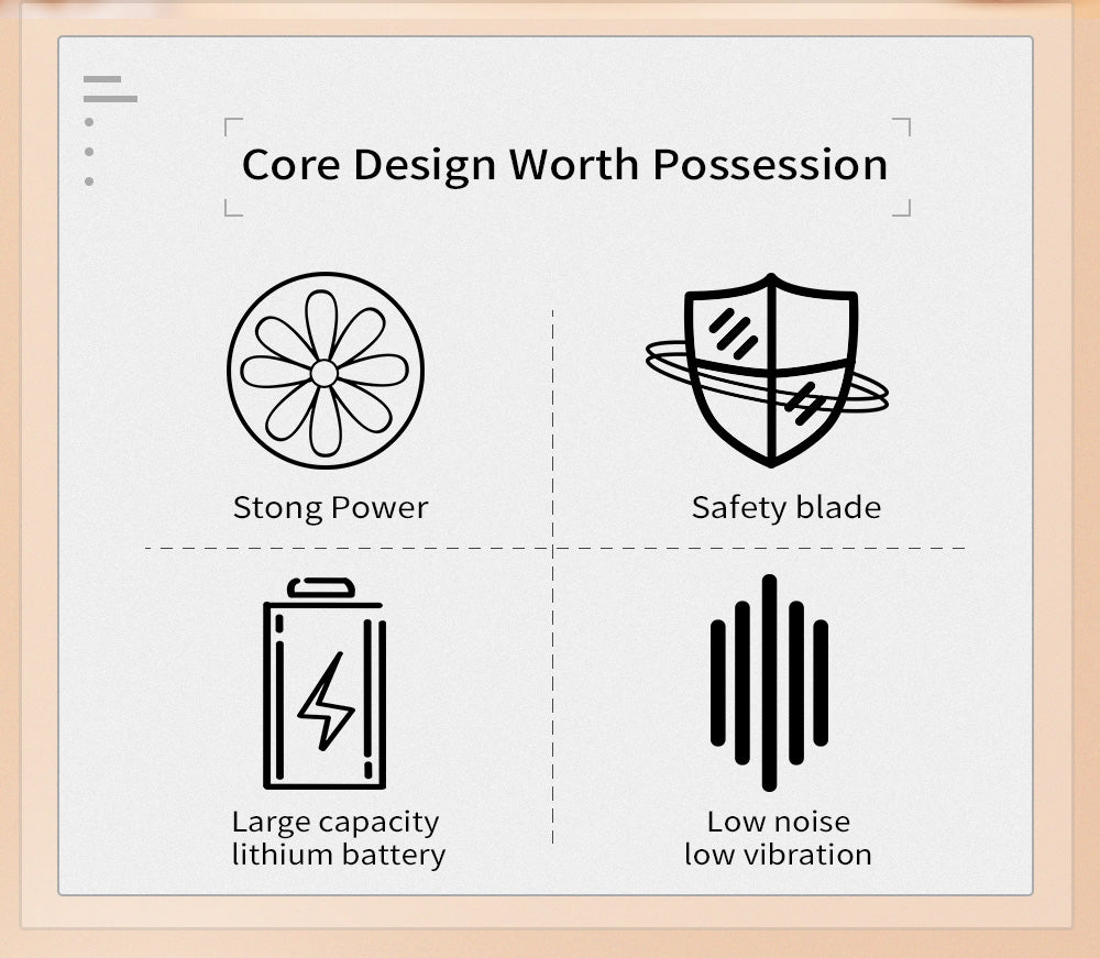 Pet hair clippers for dogs and cats