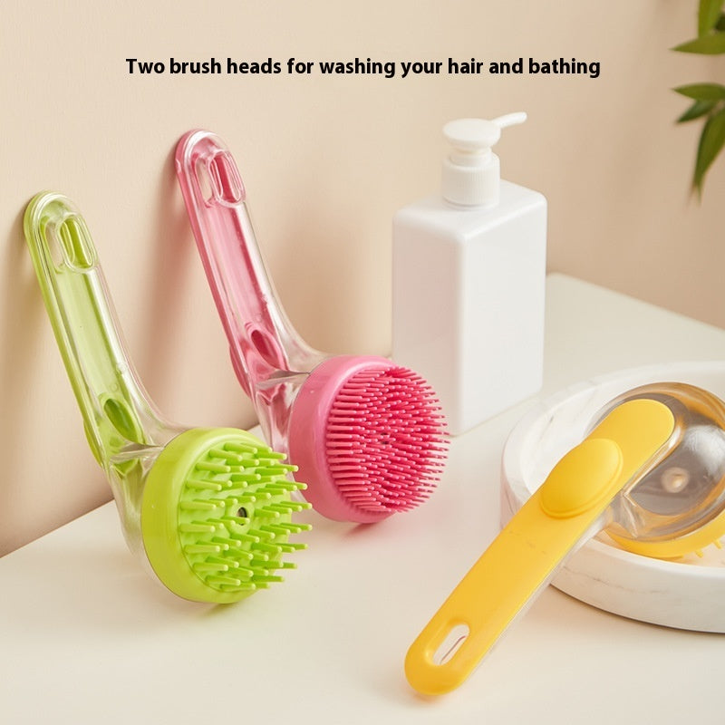 Pet bath brush