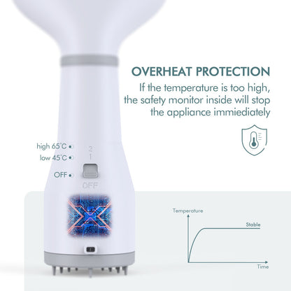 Dadypet Pet Hair Dryer Grooming Brush is a 2-in-1 dog and cat grooming tool