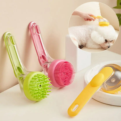 Pet bath brush