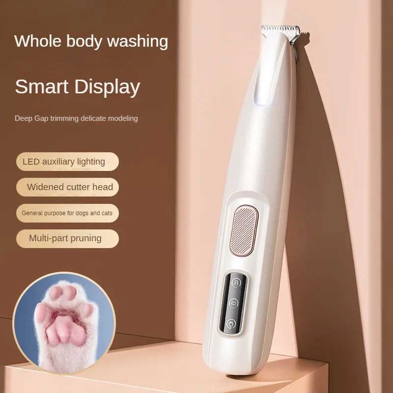 Rechargeable Pet Paw Hair Trimmer