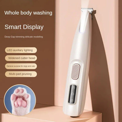 Rechargeable Pet Paw Hair Trimmer