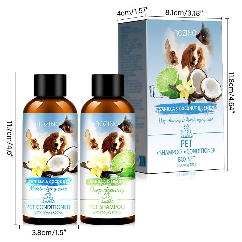 Pet shampoo and Conditioner kit