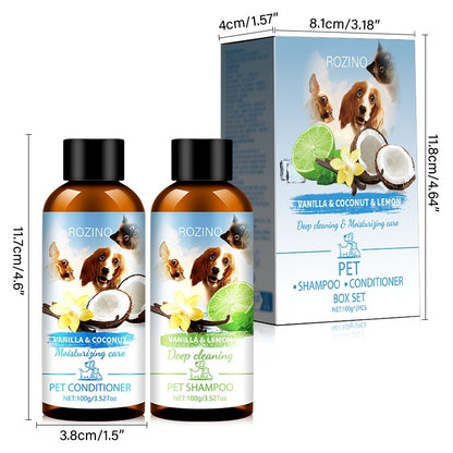 Pet shampoo and Conditioner kit