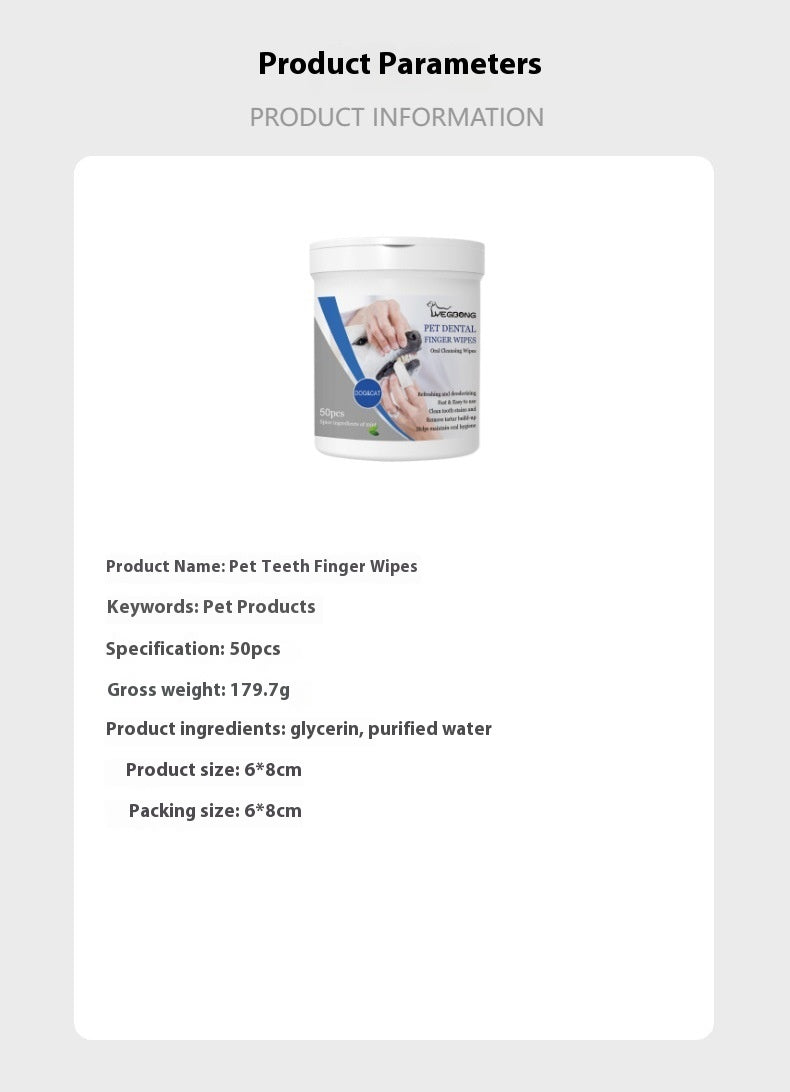 Yegbong Finger Oral Hygiene Cleaner – Soft Dental Care Tool for Pets