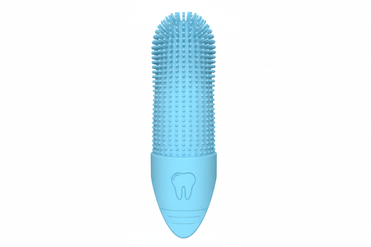 Paw Works co Pet Silicone Finger Toothbrush