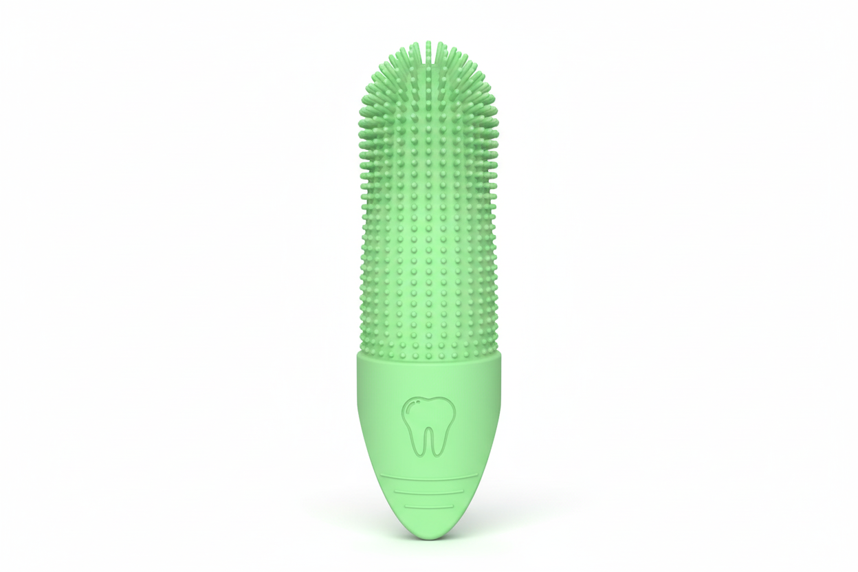 Paw Works co Pet Silicone Finger Toothbrush